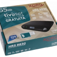 XORO HRS 8830 HD SAT-Receiver mit aktivierter TIVÙSAT Karte